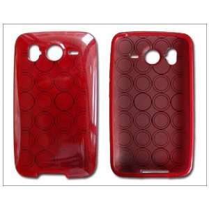    TPU Silicone Case Cover for HTC Desire HD G10 Red Electronics