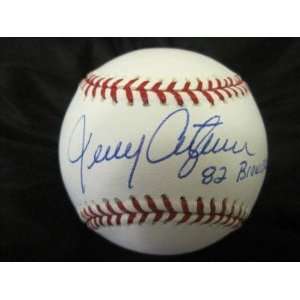  Jerry Augustine Signed Baseball   82 Official Major League 