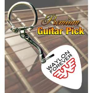 Waylon Jennings Premium Guitar Pick Keyring