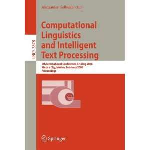  Computational Linguistics and Intelligent Text Processing 