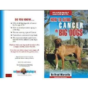   How to Avoid Cancer in Big Dogs (9781450740449) brad marcella Books