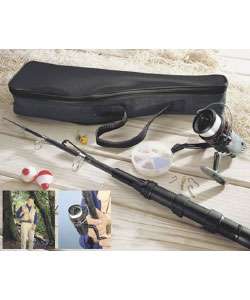 Telescoping Fishing Rod/Reel/Tackle Kit  