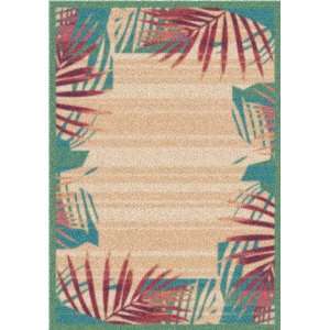 Modern Times Collection Palm Verde Nylon Area Rug 3.90 x 5 