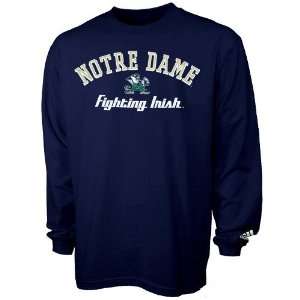  Adidas Notre Dame Fighting Irish Navy Blue Clubhouse Long 