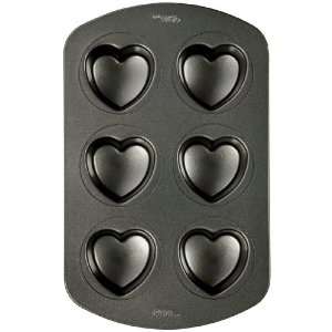  Lets Party By Wilton Nonstick Mini Heart Cupcake Pan: Everything Else