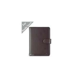   ) Kindle Touch Leather Case (Dark Brown) for 4th Generat Electronics