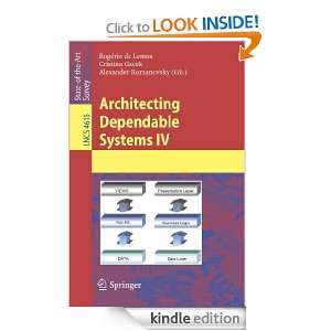 Architecting Dependable Systems IV (Lecture Notes in Computer Science 
