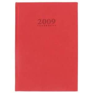    Letts of London 2009 Desk Agenda Vertical Red: Office Products
