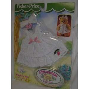  White Cotton & Pink Lace Dress   Briarberry Wear: Toys 