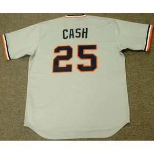 NORM CASH Detroit Tigers 1972 Majestic Cooperstown Throwback Away 
