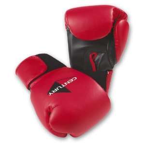 Century Curved Finger Wristwrap Boxing Gloves (Red/Black):  