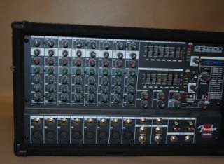 FENDER AUDIO SR8500 8 CHANNEL 500W STEREO POWERED MIXER _8 4843  