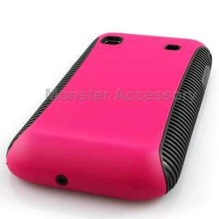 Pink Softgrip Hard Case Cover For Samsung Galaxy S 4G  