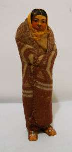 Mary Frances Woods 9 Skookum Crepe Paper 1920s Doll  