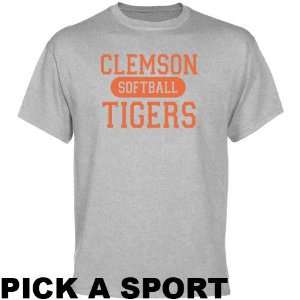  Clemson Tigers Ash Custom Sport T shirt: Sports & Outdoors