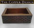 Copper Apron Farmhouse Kitchen Sink w/Brick Dsg 22x16  