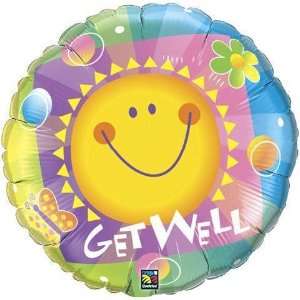    Get Well Balloons   36 Get Well Radiant Sun