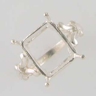   for a 12x10 Millimeter Emerald Cut Center Stone that is Faceted