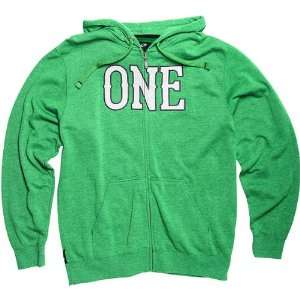   Mens Hoody Zip Casual Wear Sweatshirt/Sweater   Verdant Green / Large
