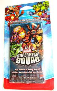 Blister Packs MARVEL SUPER HERO SQUAD Trading Cards  