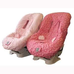 Boho Chic & Pink Minky Toddler Seat Cover