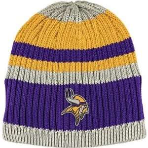  Minnesota Vikings Throwback Logo NFL Cuffless Knit Hat 