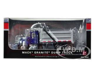 Brand new 1:64 scale diecast model car of Mack Granite Dump Truck 
