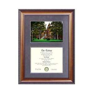 Northern Arizona University Suede Mat Diploma Frame with Lithograph 