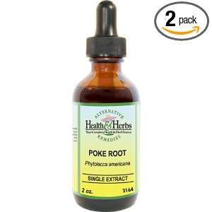 Alternative Health & Herbs Remedies Poke Root, 1 Ounce Bottle (Pack of 