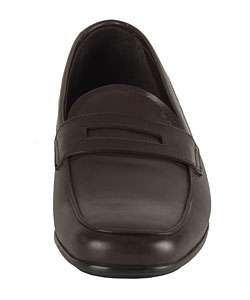 Prada Leather Penny Loafer Shoes  Overstock