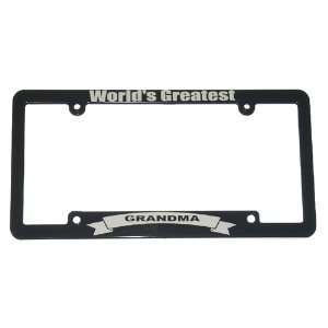  : Worlds Greatest GRANDMA Auto Truck License Plate Frame: Automotive