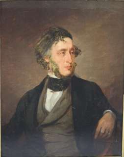  Oil Painting Portrait of Gentleman Listed Artist W.S. Watson  