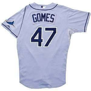 Tampa Bay Rays Brandon Gomes Game used 2011 ALDS Game 2 Jersey:  