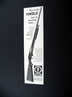 Noble Model 70 Pump .410 Shotgun 1961 print Ad  