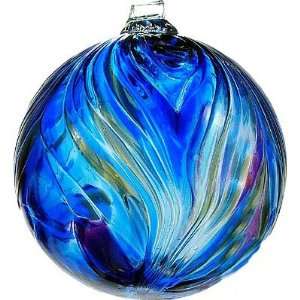   Art Glass Winter Solstice Feather Witch Ball   6 Home & Kitchen