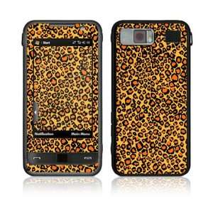Samsung Omnia Skin   Orange Leopard