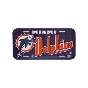  Miami Dolphins License Plate *SALE*: Sports & Outdoors