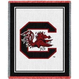  University of South Carolina Gamecock Throw and White 