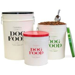  Harry Barker Dog Food Storage   White   40 lb Pet 