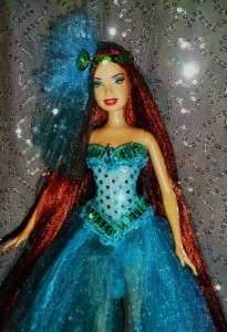 Blue Lagoon Fantasy Nymph ~ OOAK Barbie doll Fae Fairy Beauty  