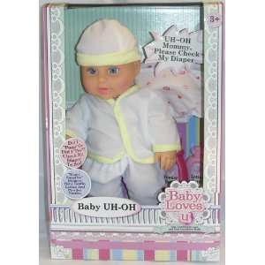    Baby Loves You Interactive    Baby Uh Oh Doll Toys & Games