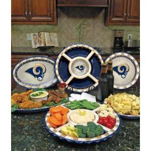 St. Louis Rams Memory Company Team Ceramic Plate NFL Football Fan Shop 