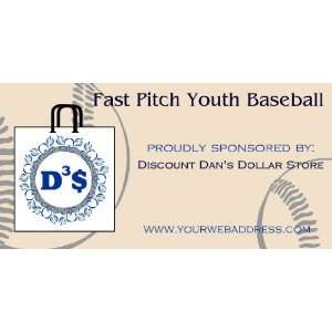    3x6 Vinyl Banner   Fast Pitch Youth Baseball: Everything Else