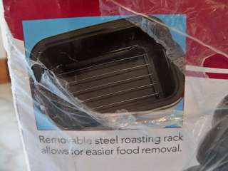 Rival Stainless Steel 20 Qt. Roaster Oven w/ 1 Qt Crock Pot   NEW IN 