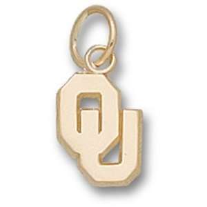 University of Oklahoma New OU 3/8 Pendant (Gold Plated)  