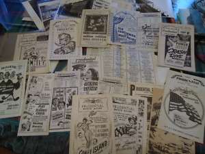 17 1940s Queens Coney Island Bronx NYC Cinema Programs  