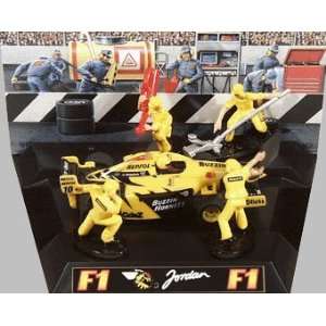  Mattel   C* Jordan Formula 1 #10 with Pit Crew   1999 
