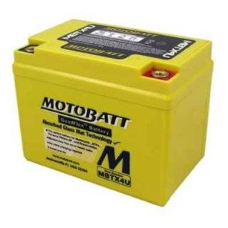 Motobatt MBTX4U 12V 4.7Ah Motorcycle Battery Replaces YB4L B