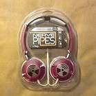 ifrogz EarPollution Nerve Pipes DJ style headphones Rose/Chrome