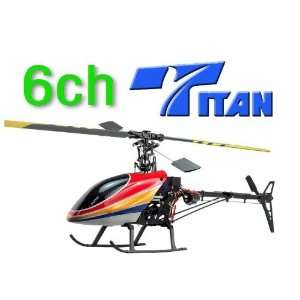  titan 450 v2 6ch rc helicopter rtf r/c t rex 450 metal 